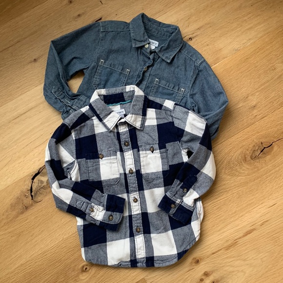 CARTER’S Toddler Button Down Bundle - Picture 1 of 9